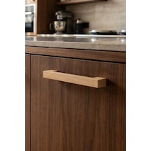Wholewood Zen Ahşap Mobilya Kulpu, Kayın Ağacı, Krem, 160 Mm, Çift Delikli