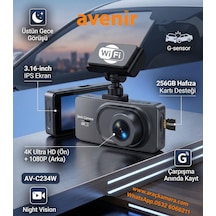 Avenir C234w Araç İçi Kamera