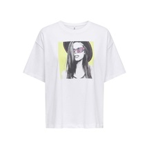 Only Onlhalıa S/s Sunglasses Top Box Jrs Kadın T-shirt 15316588-17262 001