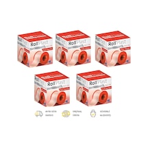 Roll Plast Bez Yapışkanlı Flaster 5 CM x 5 M 5 Adet