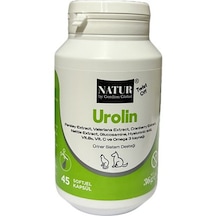 Ürolin Kedi Köpek İdrar Yolu Vitamini 45 Kapsül Sistit, Kum/taş Desteği & Mesane Koruyucu