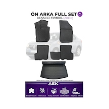 Renault Symbol 2013+ 5d Karbon Paspas Takımı +3d Pvc Bagaj Havuzu