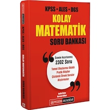 Pegem KPSS ALES DGS Kolay Matematik Soru Bankası Çözümlü