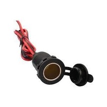 Montaj tipi dişi çakmak soketi Kablolu Dişi Çakmak Soketi Vidalı Tip 12 Volt - 24 Volt Dc Araba Oto Çakmak Soketi