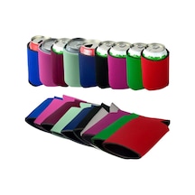 Çeşitli Markalarla Uyumlu 10 Neopren Bira Kutusu Soğutucu Yalıtımlı İçecek Kılıfı Yde Çok Renkli