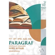 Yazıt Yks Tyt-Ayt-Kpss-Ales Paragraf Soru Kitabı