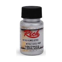 Rich Metalik Kumaş Boyası – Gümüş 50Cc