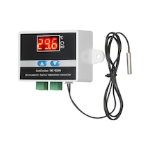 Samdoo Akvaryum Ve Sera İçin Yüksek Hassasiyetli Dijital Sıcaklık Kontrol Cihazı, Su Geçirmez Prob, Dc12v 120w