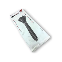 Tek-iş 300mm X 4.8mm Siyah Plastik Kablo Bağı 50 Adet Güçlü Cırt Kelepçe Endüstriyel Ve Ev Tipi Sabitlem Diğer