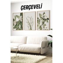 Ahşap Çerçeveli Mdf Tablo Seti Salon Ve Oturma Odası Için Çt3090 32 X 42