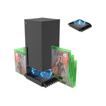 Jys X133 Çok Fonksiyonlu Soğutma Tabanı + Xboxseries X Host İçin Oyun Diski Depolama Siyah