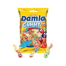 Tayaş Damla Gummy Worms Sour  Jel Şeker 1 KG