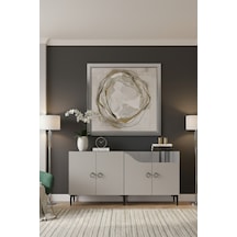 Ka1514bs Gama Konsol Ve Tv Sehpası Beyaz-silver 150cm