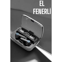 Bluetooth Kulaklık Powerbankli Dijital Göstergeli Dokunmatik Kontrol Kulak Içi