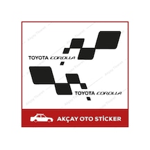 Toyota Corolla Sport Sticker Corolla Sticker Toyota Oto Sticker
