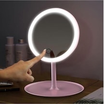 Onetick Dokunmatik Led Işıklı Yuvarlak Masaüstü Ayna