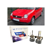 Vw Lupo Led Xenon Uzun+kısa Far Ampulü H4 Mono Yeni Seri Beyaz
