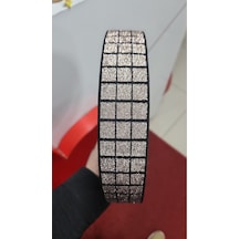4cm Genislikte Düz Bakır Simli Lastik Şerit