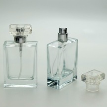 Kolay Kapama Aparatı Ve Parfüm Şişesi 50 Ml 10 Adet Sprey Aparat İle Kapatılır Dolgulu Özel Kare Kolay Kapama Model