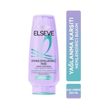 L'oréal Paris Elseve Hydra Hyaluronic Pure Salisilik Asit İçeren Yağlanma Karşıtı Nemlendirici Saç Kremi 250ml