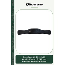 Premium Ak-100 Cırtlı Ağırlık Kemeri S 95 Cm Hazırlık Beden Kaldırma Çok Renkli