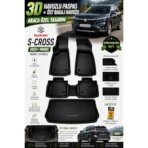 Suzuki S-cross Ust 2023 Model Uyumlu 3d Araca Özel Havuzlu Paspas+bagaj Havuzu Birebir Uyum