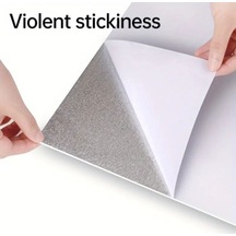 Zensaas41 Gri Mermer Desen Duvar Sticker 30x30 Zensaa56 Renkli