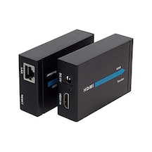 Hdmi Görüntü Aktarma, Hdmı To Cat5/cat6, 60 Metre, Adaptörlü, Extender
