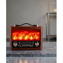 Alev Işıklı Solar Bluetooth Hoparlör Uuczzzfp2393ssömine-8