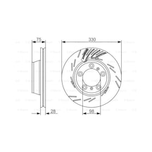 Porsche Panamera 3.0 2011-2016 Bosch Arka Disk 2 Adet N11.3510