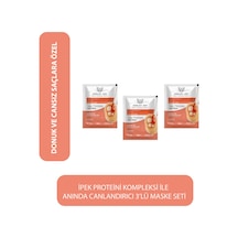 Ashley Joy Donuk Ve Cansız Saçlara Özel Canlandırıcı Saç Maskesi 30 ML 3 Adet Avantajlı Set