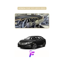 Honda Cıvıc Fc5 2015-2022 Torpido Örtüsü Güneşten Korur Kolay Montaj Tam Uyum F61