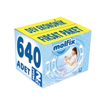 Molfix Bebek Bezi Beden:2 3-6kg Mini 640 Adet 8'li