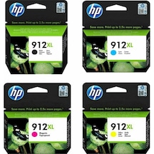 Hp 912Xl 4 Renk Mürekkep Kartuş Seti