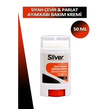 Silver Siyah Çevir Parlat Ayakkabı Bakım Kremi 50 Ml Siyah