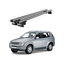 Venüs Ssangyong Rexton Mkı 2001-2006 Uyumlu Gri Ara Atkı Port Bagaj Tavan Barı