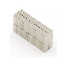 20 Adet 15x10x1.5 Mm Köşeli Neodyum Mıknatıs N35 Magnet Dayanıklı Nikel Kaplama Lisinya