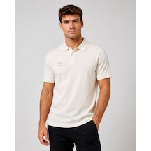 Umbro Lotus Kamp Erkek Ekru Pamuklu Polo Spor Tişört Tf0530