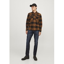 Jack & Jones Erkek Glenn 919 Slim Fit Jean 12259815 Blue Denim