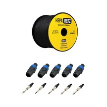 Hepa Merz Connection Paket-14 Hoparlör Kablosu Jack Speakon Konne
