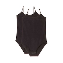 20st 2 Adet İp Askılı Kadın Çıtçıtlı Body Siyah 13-2010