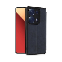 Redmi Note 13 Pro 4g Kılıf Flip Cover - Lacivert Bz8683140751302