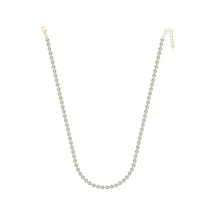 Merano Design 5mm Gold Su Yolu Kolye Turkuaz