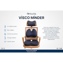 Yeni Nesil Visco Ortopedik Ergonomik 3'lü Set Ortopedik Yastık Seti Kalça, Bel Ve Boyun Desteği Sağlayan Rahatlatıcı Minder Set