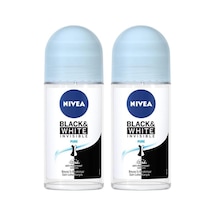 Nivea Invisible Black&White Pure Kadın Roll-On Deodorant 50 ML x 2