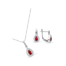 Argentum Concept 925 Ayar Gümüş Minimal Damla Set - S013802