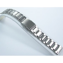 Çelik Saat Kordonu Yandan Kilitli Spor Metal Saat Kordonu 20Mm Me