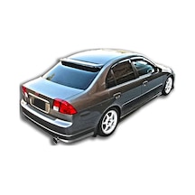 Honda Civic 2001-2006 Parlak Siyah Cam Üstü Spoiler Plastik Boyalı