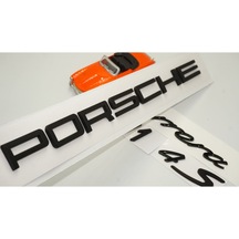 Porsche Carrera 911 4S Bagaj 3M 3D Abs Yazı Logo Amblem Seti (549168906)