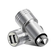 2.1a Araç Çakmaklık Şarjı 2 Giriş Usb